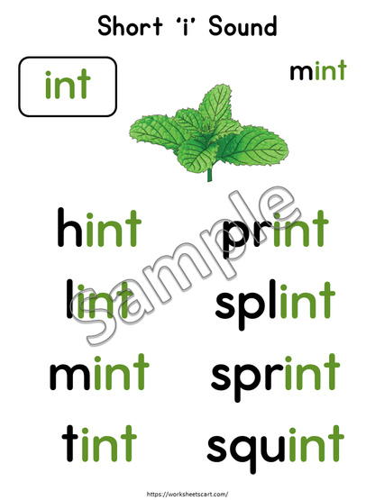Phonics Patterns Book Printable | Reading Practice for Kids | Early Reader Phonics, WWF509