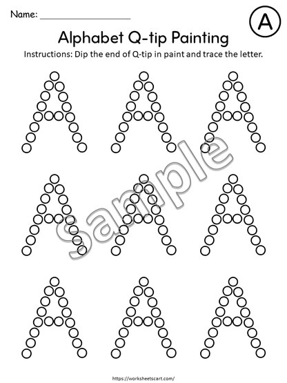 269 Alphabet Letters Printable Worksheets, Letter of the Week,  A to Z Letter Sounds, Learn to Write, Preschool Kindergarten Homeschool, WWF511