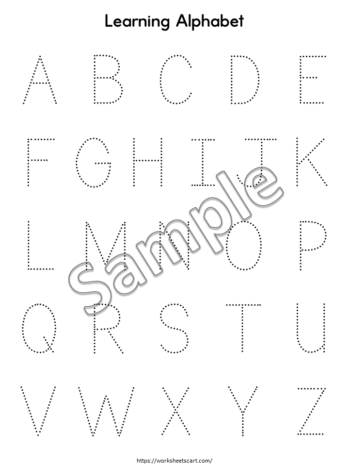 Alphabet and Number Tracing Worksheet | A to Z Letters and Numbers 0-20 | Handwriting Practice Printable, WWF515