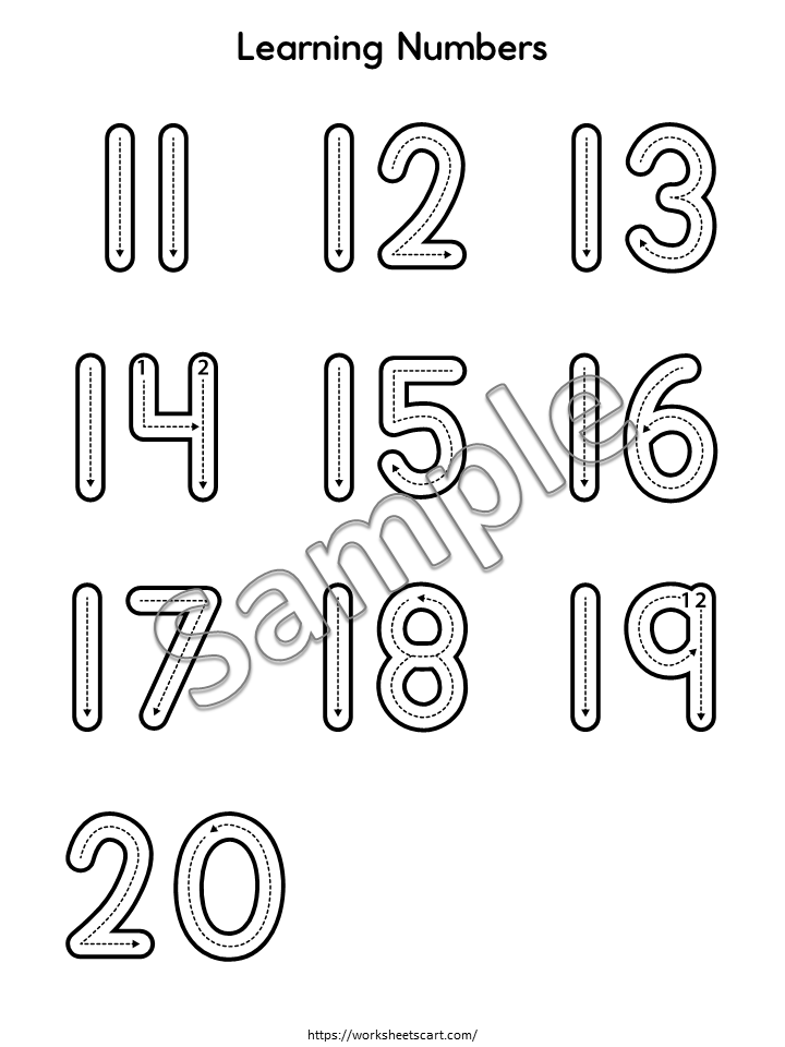 Alphabet and Number Tracing Worksheet | A to Z Letters and Numbers 0-20 | Handwriting Practice Printable, WWF515