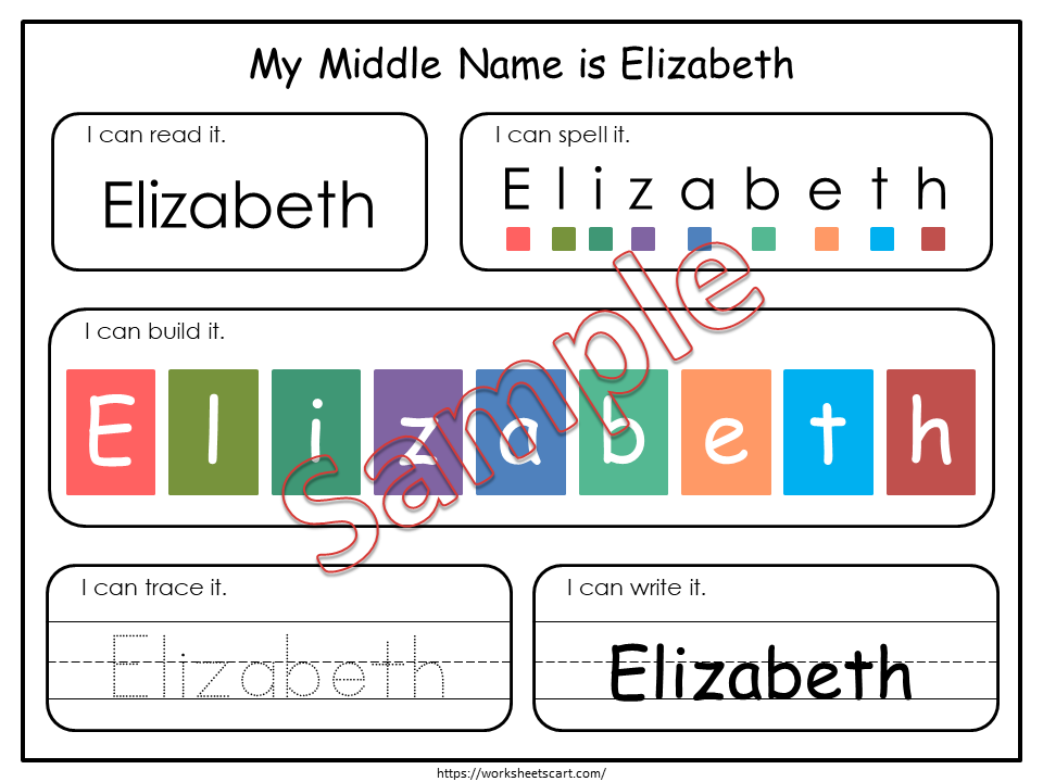 Dry Erase Name Mat Printable – Name Tracing Practice for Preschool, Kindergarten & Montessori, WWF536