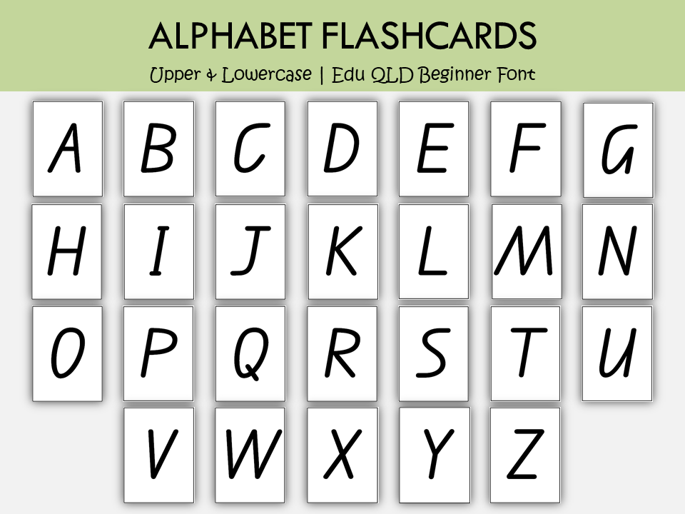 Printable Alphabet Flashcards A–Z (Uppercase, Lowercase & Aa) — 78 Black & White Cards (A4), WWF544