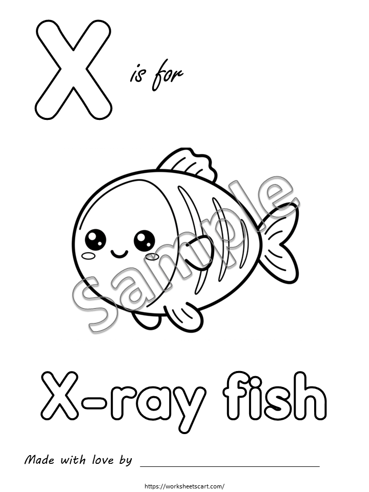 ABC Baby Shower Coloring Book Printable | Animal Alphabet Coloring Pages PDF | Baby Shower Activity Game, WWF565