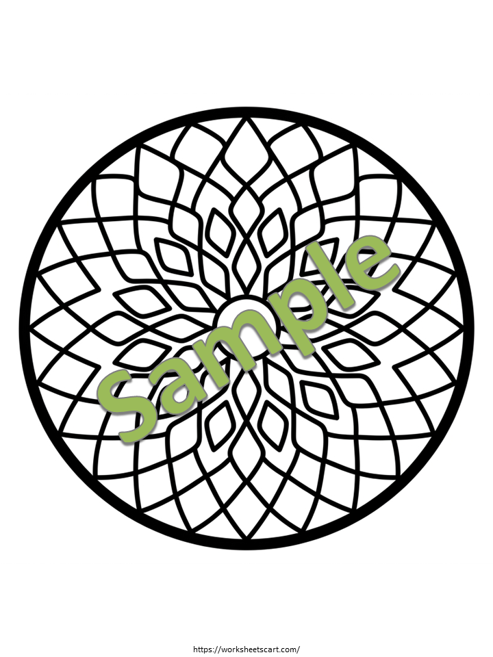 Diwali Rangoli Coloring Pages for Kids | Printable Diwali Craft Activity, WWF566