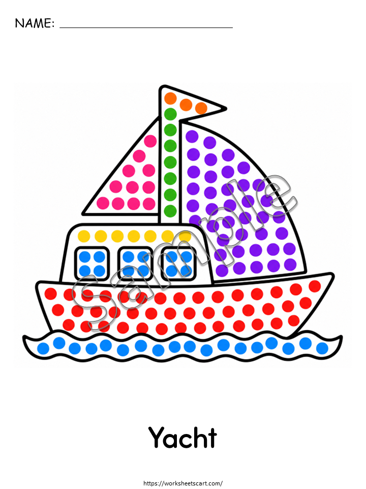 Alphabet Q Tip Painting Worksheets A-Z | Dot Painting Activity for Preschool & Kindergarten, WWF567