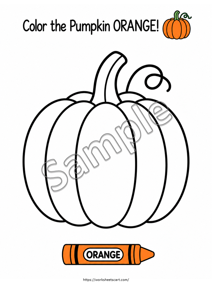 Preschool Color Worksheets – Learning Colors Coloring Pages, WWF577