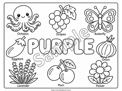 Preschool Color Recognition Worksheets | Learn Colors Printable, WWF581